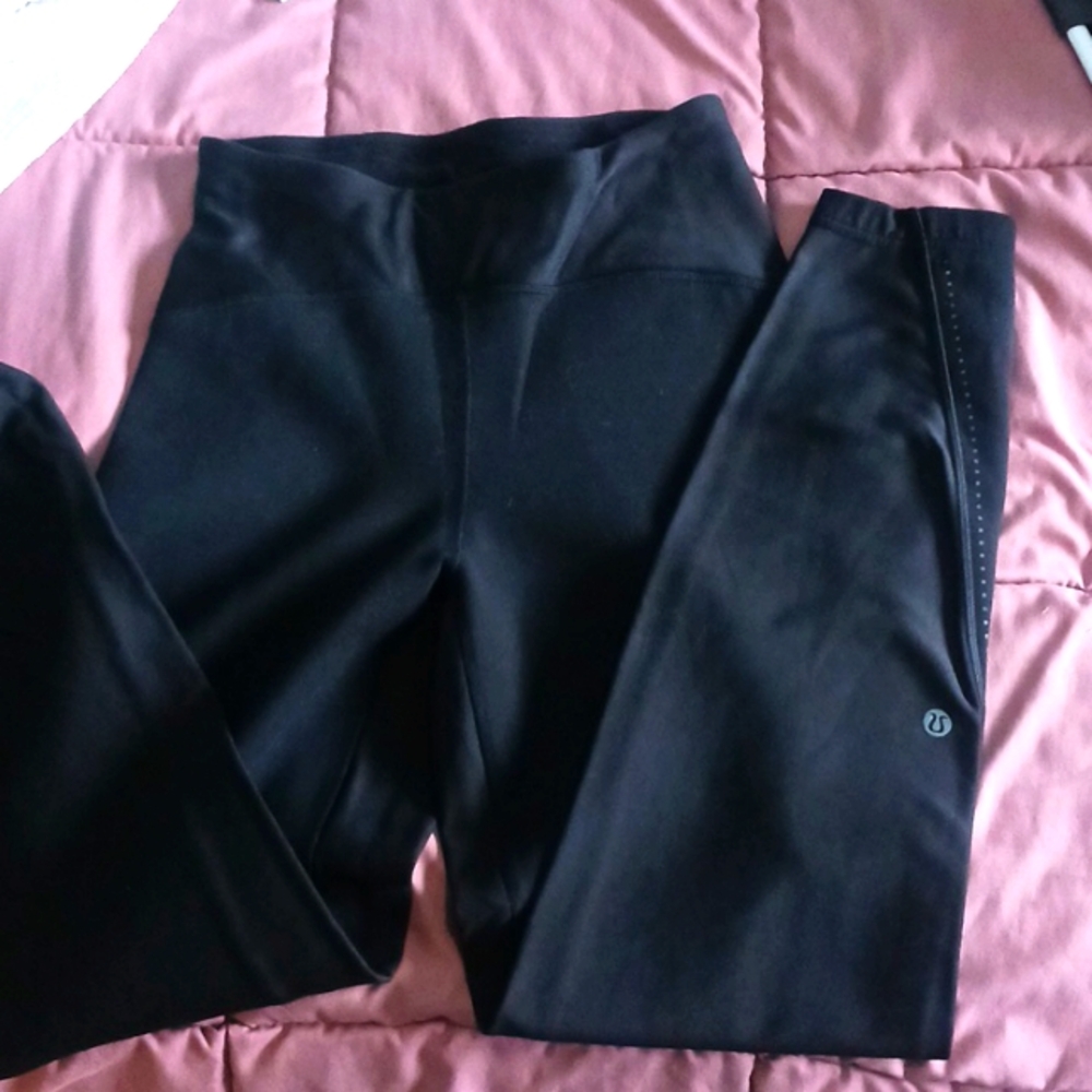 Lululemon fleece lined leggings.